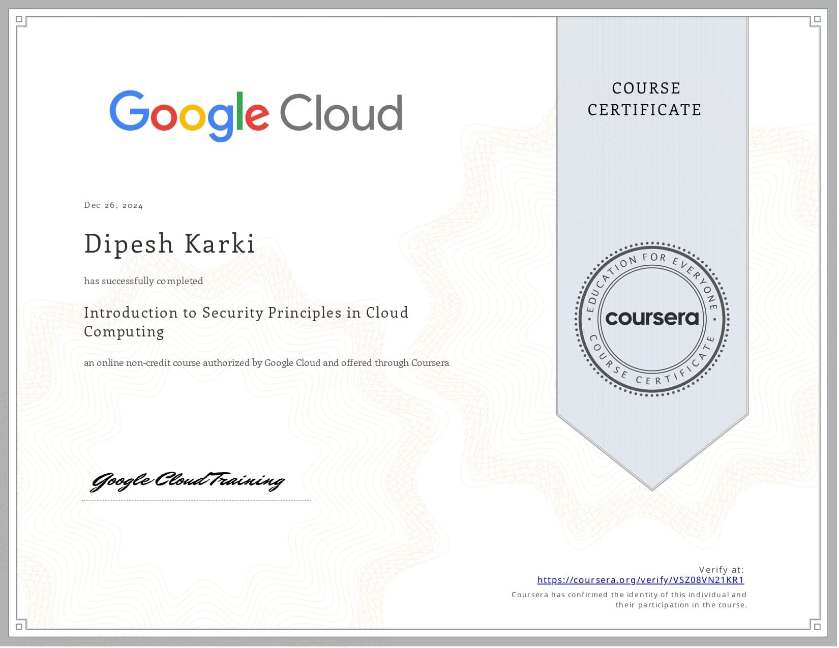 Introduction to Security Principles in Cloud Computing
